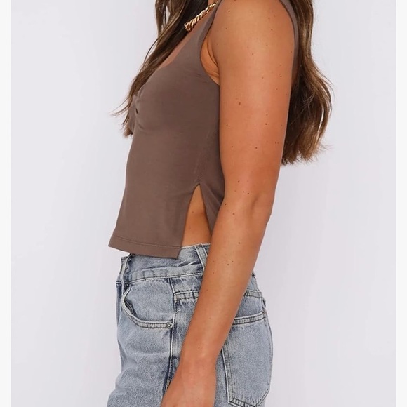 Women’s Sexy Cropped, Pleated Sweetheart Neck Tank Top Cropped Cami - Picture 4 of 5